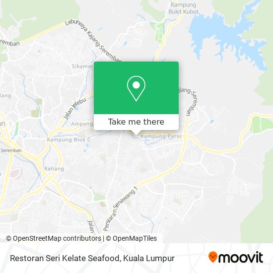 Restoran Seri Kelate Seafood map