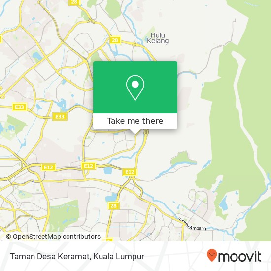 Taman Desa Keramat map