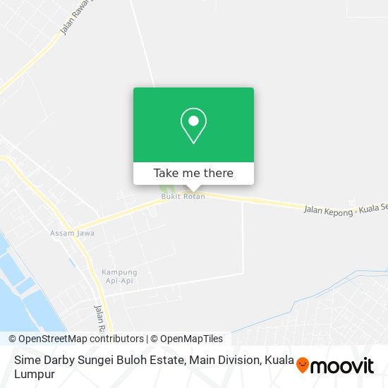 Peta Sime Darby Sungei Buloh Estate, Main Division