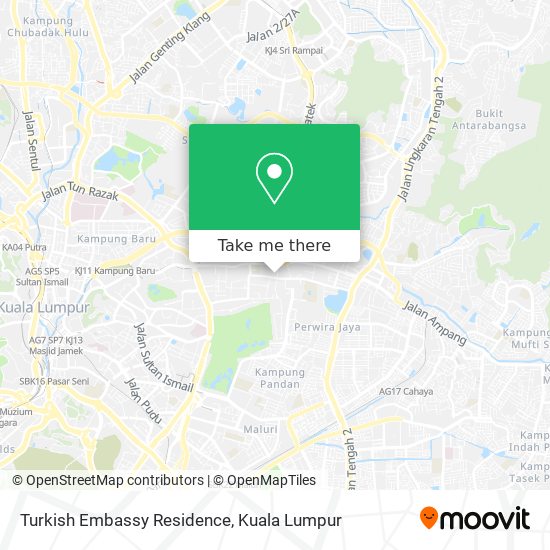 Turkish Embassy Residence map