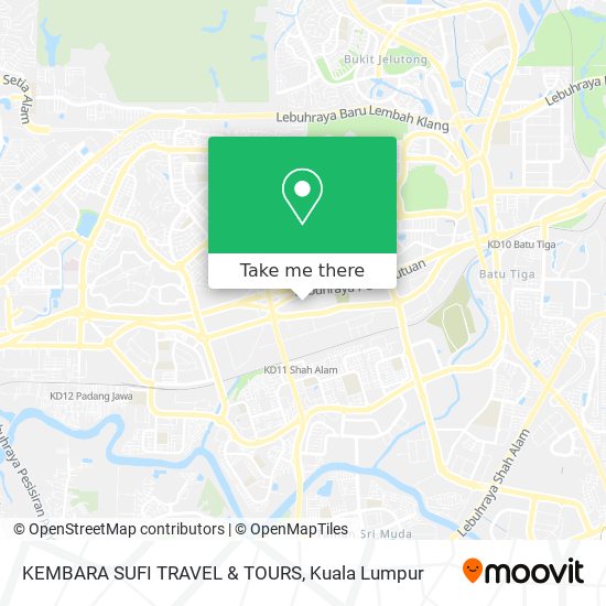 KEMBARA SUFI TRAVEL & TOURS map