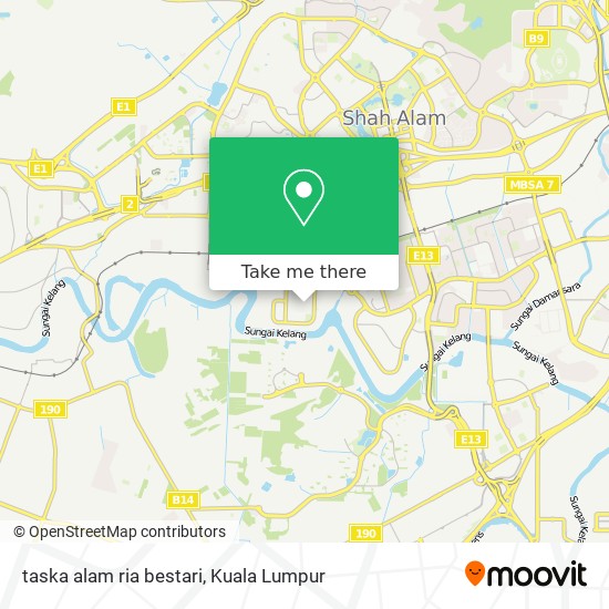 taska alam ria bestari map