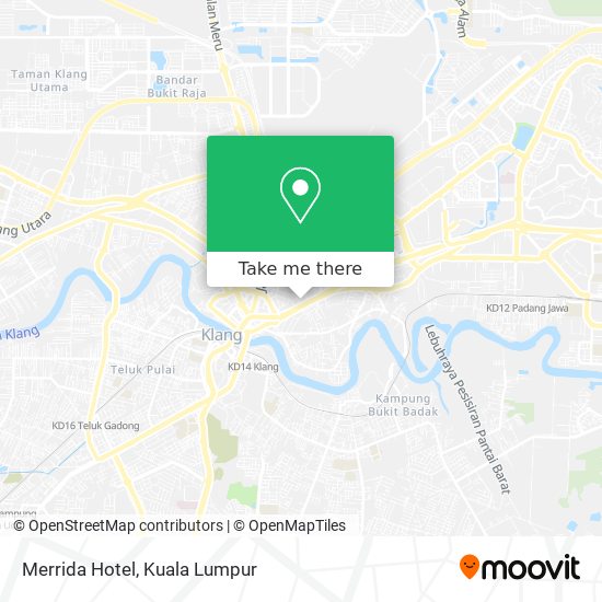 Merrida Hotel map