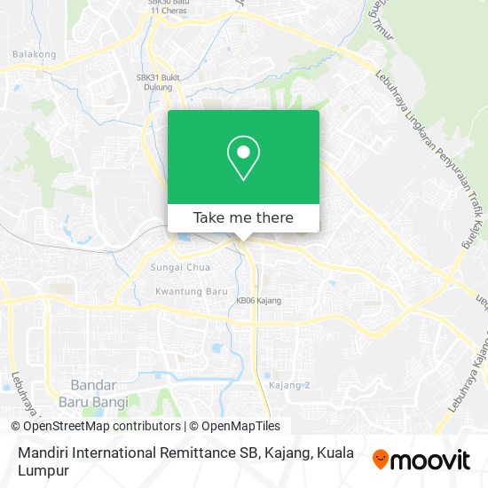 Mandiri International Remittance SB, Kajang map