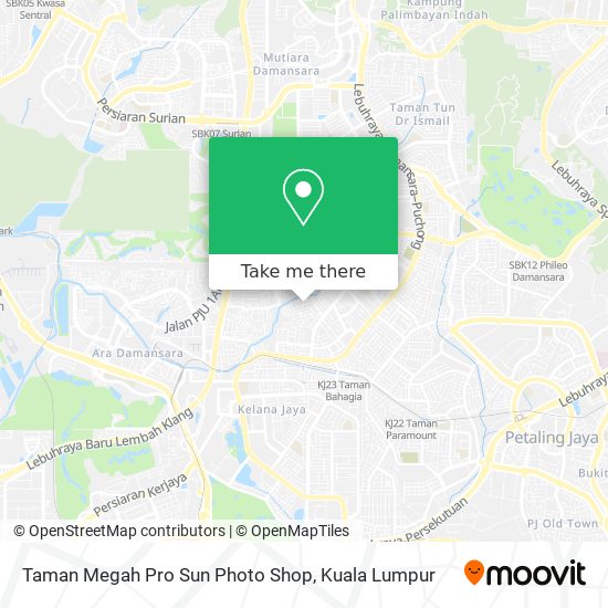 Peta Taman Megah Pro Sun Photo Shop