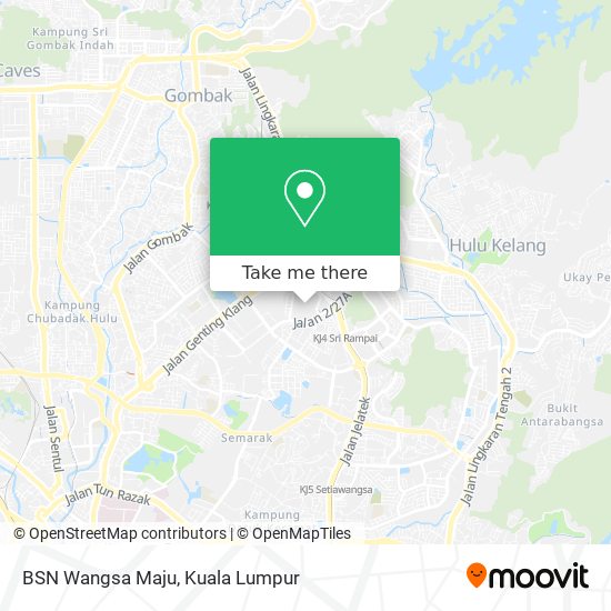 BSN Wangsa Maju map