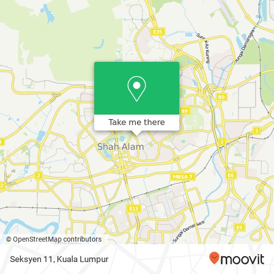 Seksyen 11 map