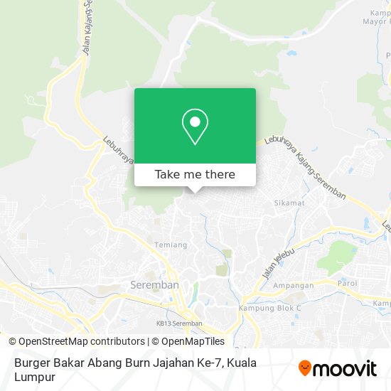 Peta Burger Bakar Abang Burn Jajahan Ke-7
