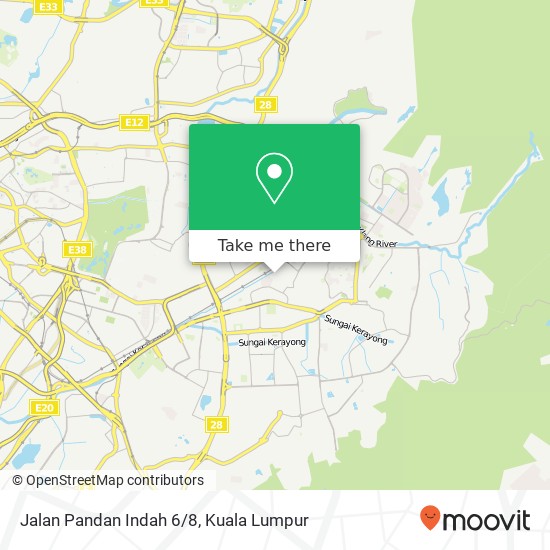 Jalan Pandan Indah 6/8 map