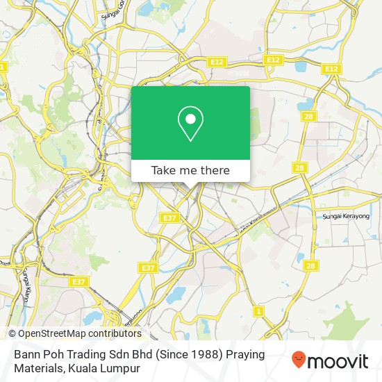 Bann Poh Trading Sdn Bhd (Since 1988) Praying Materials map