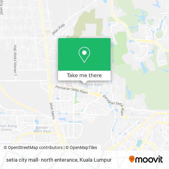 Peta setia city mall- north enterance