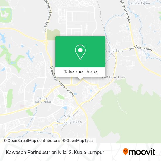 Kawasan Perindustrian Nilai 2 map