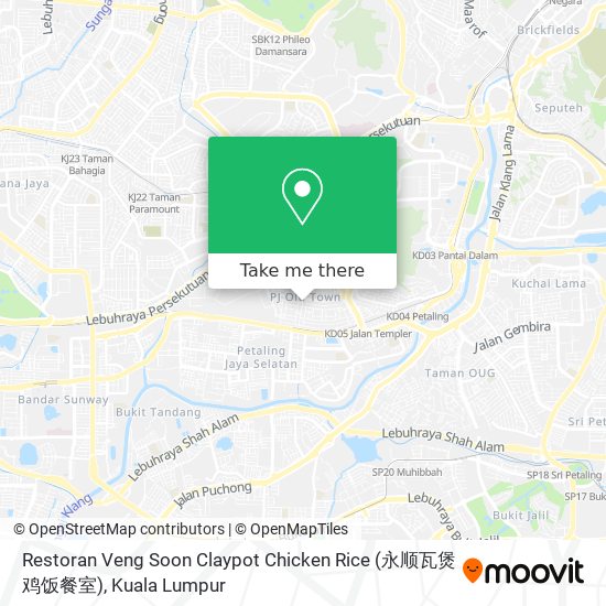 Restoran Veng Soon Claypot Chicken Rice (永顺瓦煲鸡饭餐室) map