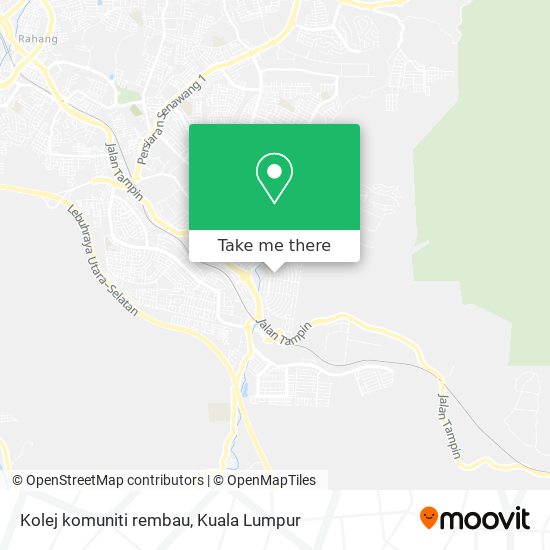 Kolej komuniti rembau map