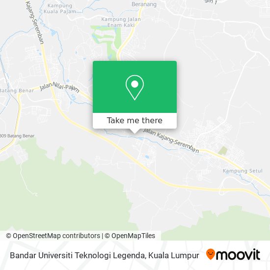 Peta Bandar Universiti Teknologi Legenda