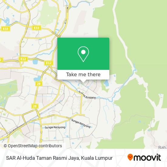 SAR Al-Huda Taman Rasmi Jaya map