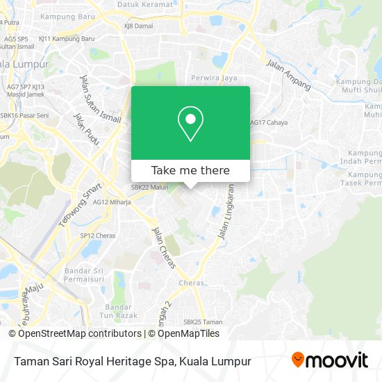 Taman Sari Royal Heritage Spa map