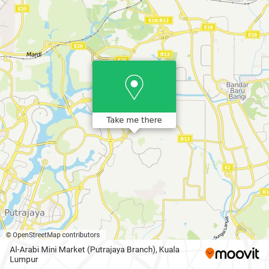 Al-Arabi Mini Market (Putrajaya Branch) map