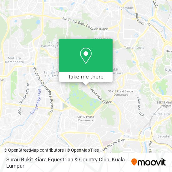 Surau Bukit Kiara Equestrian & Country Club map