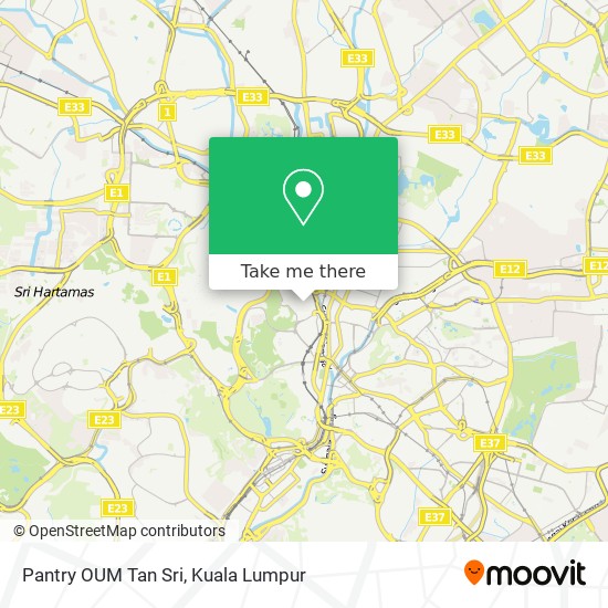 Pantry OUM Tan Sri map