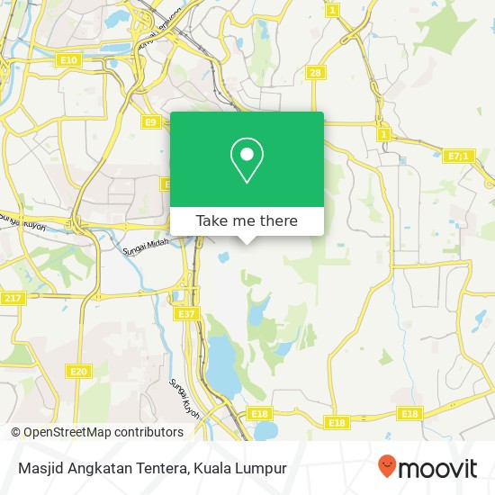 Masjid Angkatan Tentera map