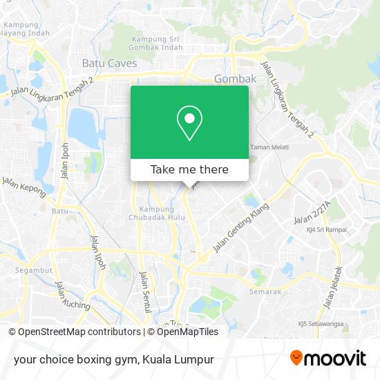 your choice boxing gym map