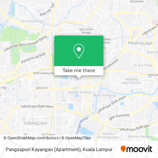 Pangsapuri Kayangan (Apartment) map