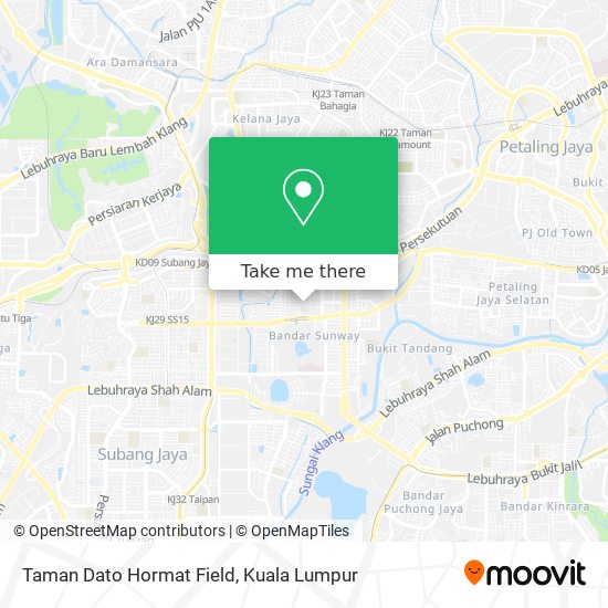 Peta Taman Dato Hormat Field