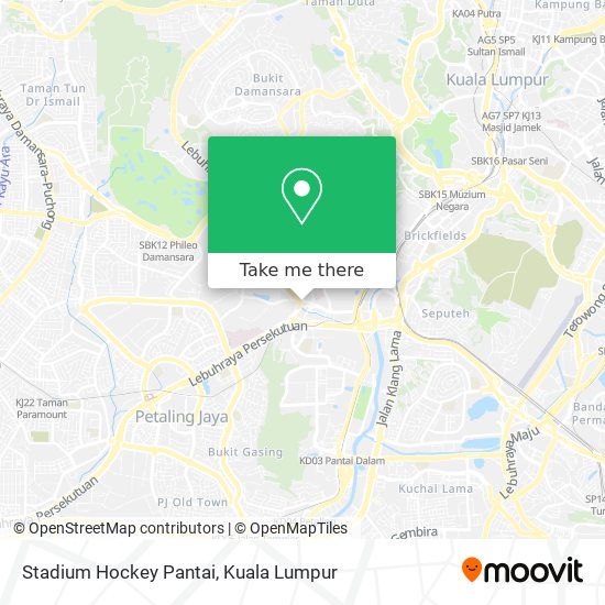 Peta Stadium Hockey Pantai
