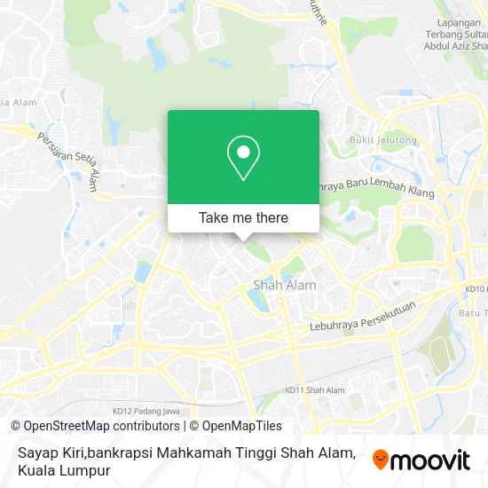 Sayap Kiri,bankrapsi Mahkamah Tinggi Shah Alam map