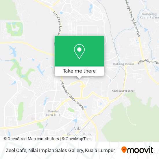 Zeel Cafe, Nilai Impian Sales Gallery map
