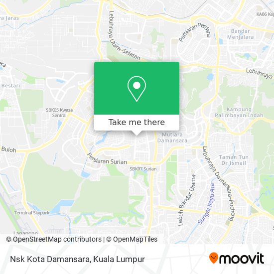 Peta Nsk Kota Damansara