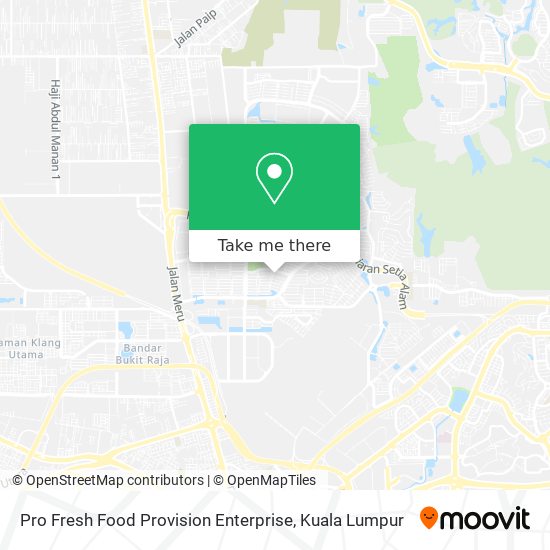 Pro Fresh Food Provision Enterprise map