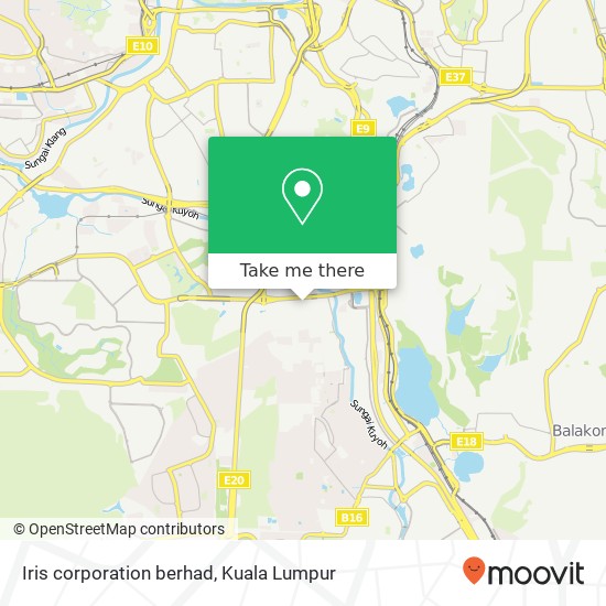 Iris corporation berhad map