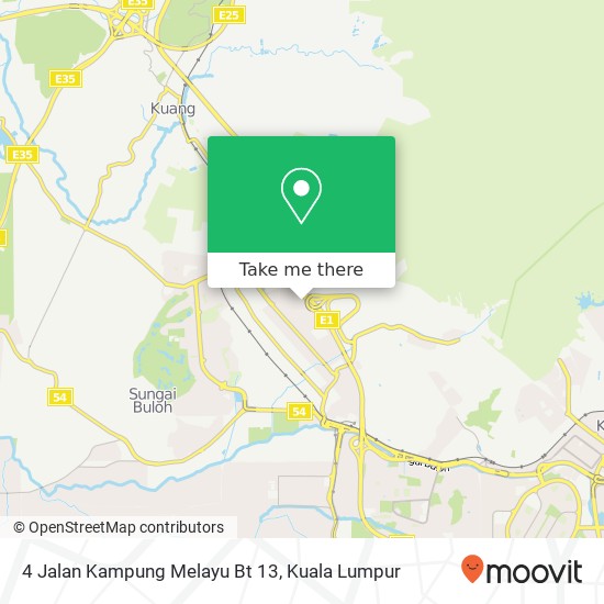 4 Jalan Kampung Melayu Bt 13 map