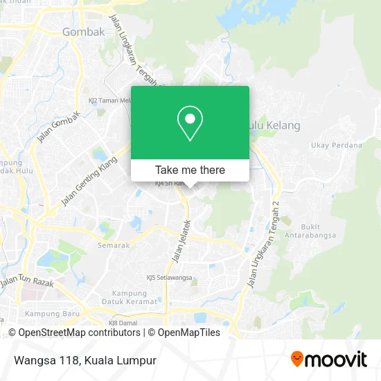 Wangsa 118 map