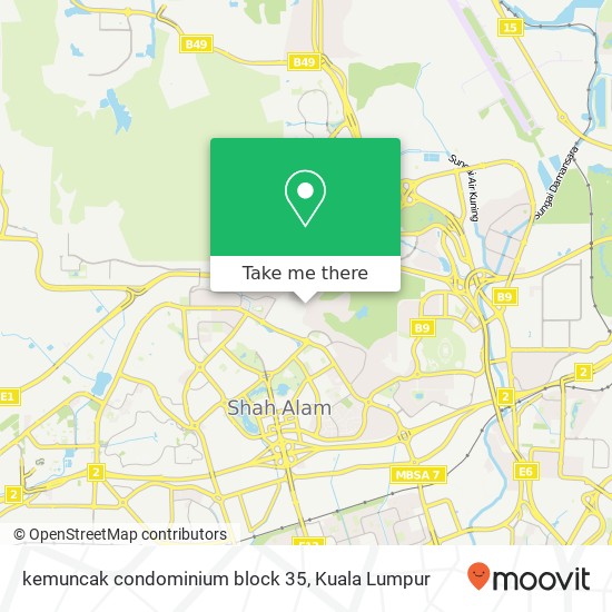 kemuncak condominium block 35 map