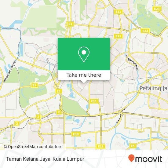 Taman Kelana Jaya map