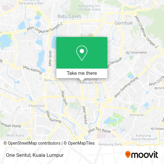 One Sentul map