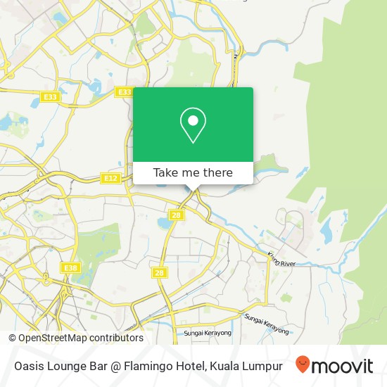 Oasis Lounge Bar @ Flamingo Hotel map