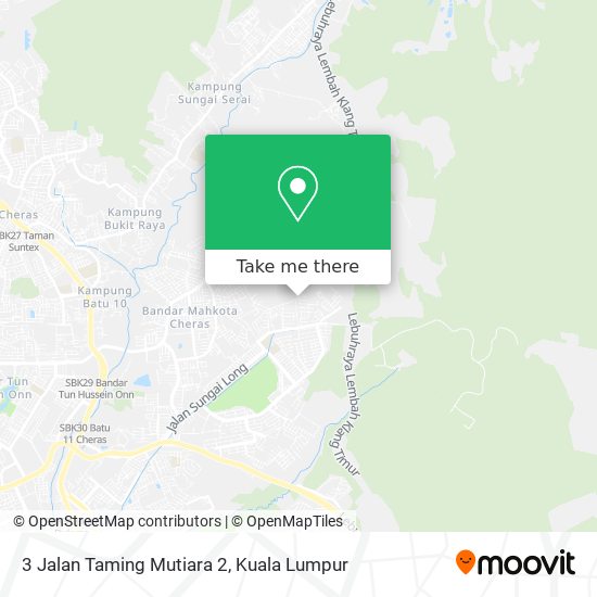 3 Jalan Taming Mutiara 2 map