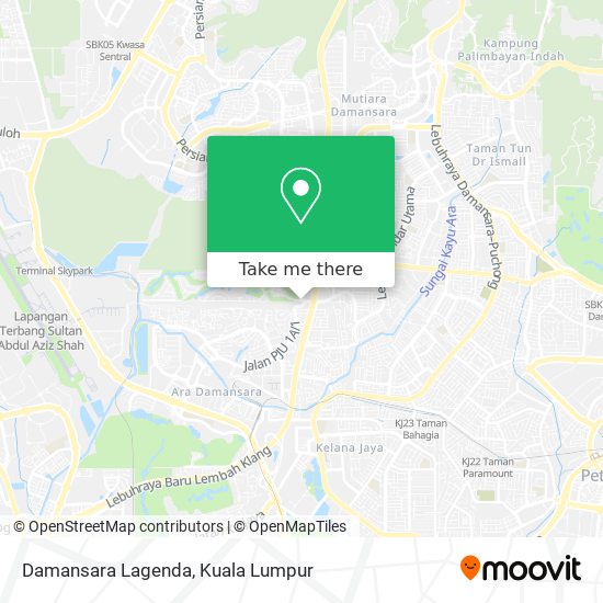 Damansara Lagenda map