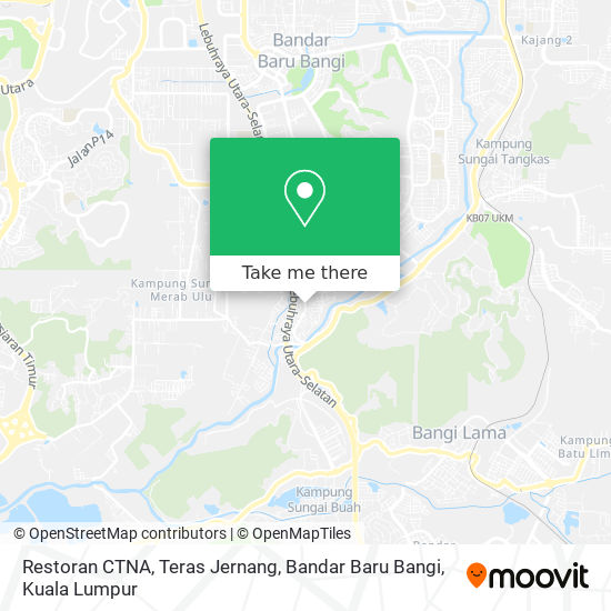 Restoran CTNA, Teras Jernang, Bandar Baru Bangi map