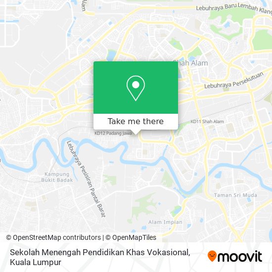 Sekolah Menengah Pendidikan Khas Vokasional map