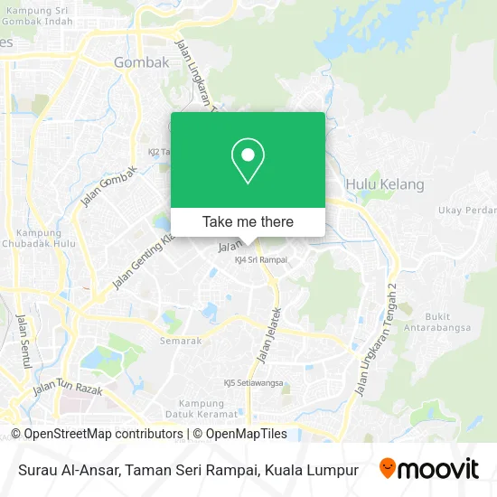 Surau Al-Ansar, Taman Seri Rampai map