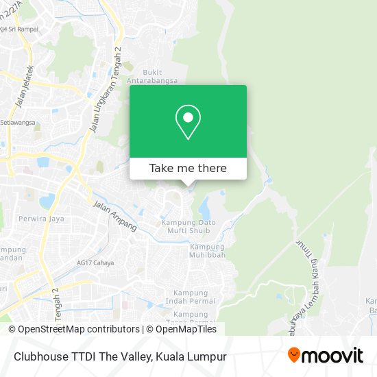 Clubhouse TTDI The Valley map