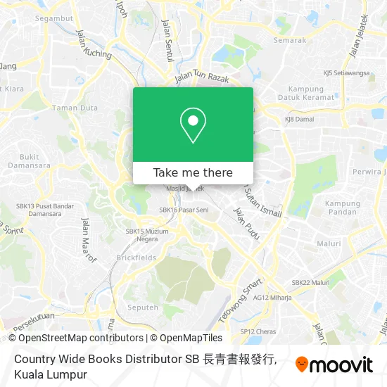 Country Wide Books Distributor SB 長青書報發行 map