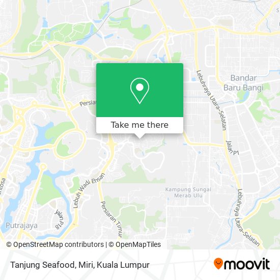 Tanjung Seafood, Miri map