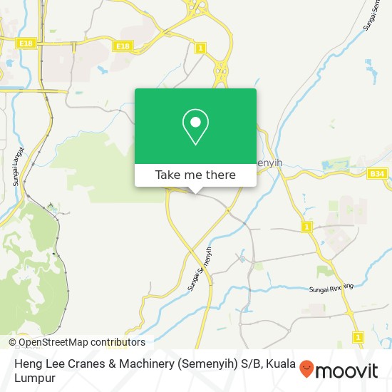 Heng Lee Cranes & Machinery (Semenyih) S / B map