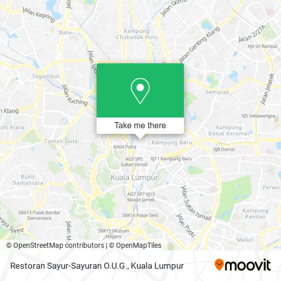 Restoran Sayur-Sayuran O.U.G. map